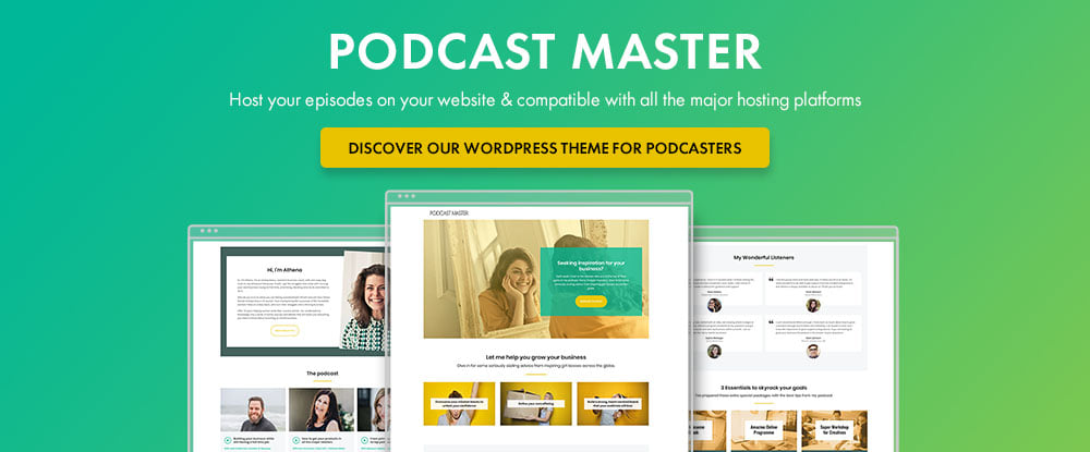 Podcast Master Perfect theme for podcasters