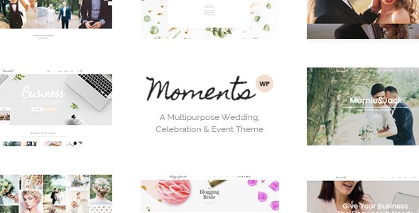 Moments WordPress Wedding & Event Theme
