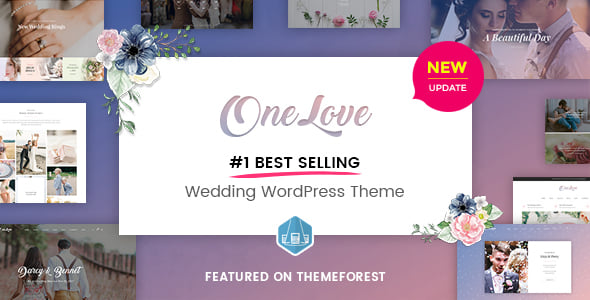 OneLove The Elegant and Clean Multipurpose Wedding Theme