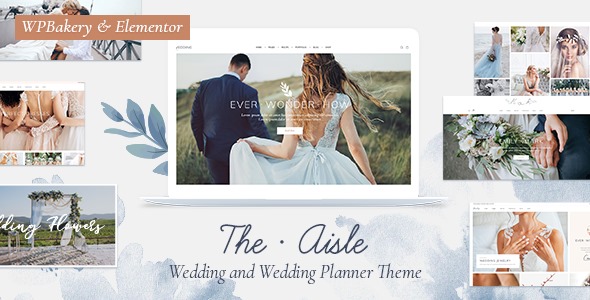 The Aisle Elegant WordPress Wedding Theme