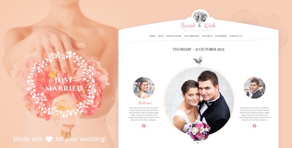 Wedding Day WordPress Themes